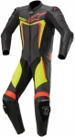 Alpinestars Motegi v3 1 Piece Leather Suit 1 Yellow Fluo & Red Fluo